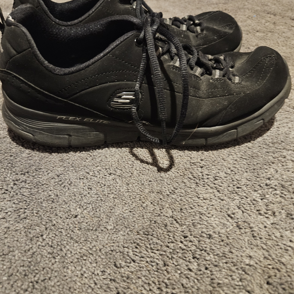 Skechers Womens Black Flex Elite Shoes
